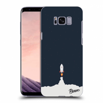 Picasee silikonový černý obal pro Samsung Galaxy S8 G950F - Astronaut 2