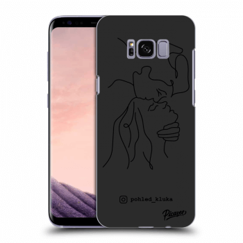 Picasee silikonový černý obal pro Samsung Galaxy S8 G950F - Forehead kiss
