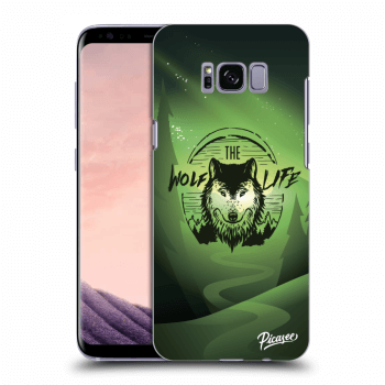 Picasee silikonový průhledný obal pro Samsung Galaxy S8 G950F - Wolf life