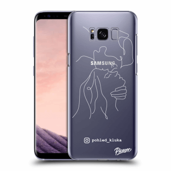 Picasee silikonový průhledný obal pro Samsung Galaxy S8 G950F - Forehead kiss White