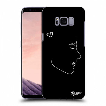 Picasee silikonový černý obal pro Samsung Galaxy S8 G950F - Couple boy White