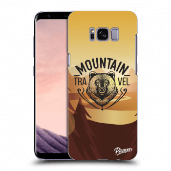 Picasee silikonový černý obal pro Samsung Galaxy S8 G950F - Mountain bear