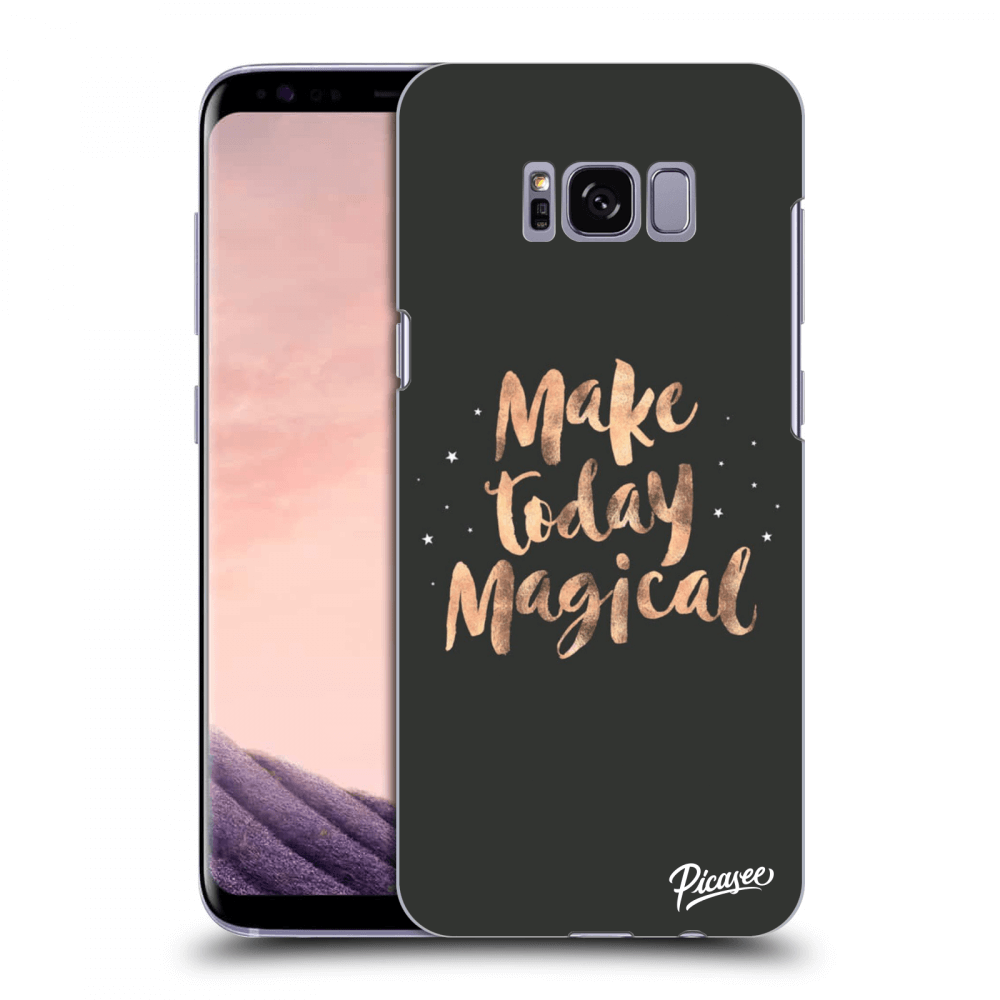 Picasee silikonový průhledný obal pro Samsung Galaxy S8 G950F - Make today Magical