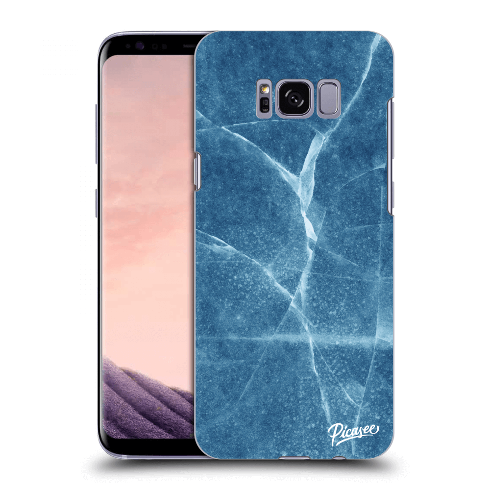 Picasee silikonový průhledný obal pro Samsung Galaxy S8 G950F - Blue marble
