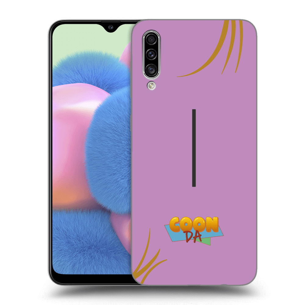 Picasee silikonový černý obal pro Samsung Galaxy A30s A307F - COONDA růžovka