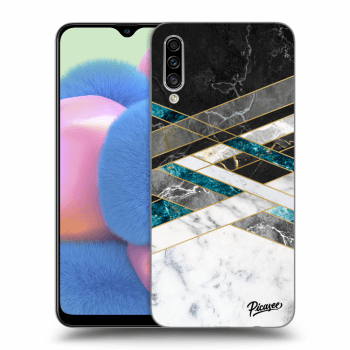 Obal pro Samsung Galaxy A30s A307F - Black & White geometry