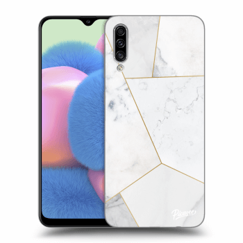 Obal pro Samsung Galaxy A30s A307F - White tile