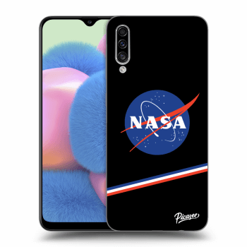 Picasee silikonový černý obal pro Samsung Galaxy A30s A307F - NASA Original