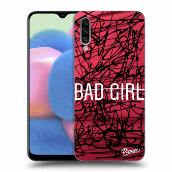 Picasee silikonový průhledný obal pro Samsung Galaxy A30s A307F - Bad girl