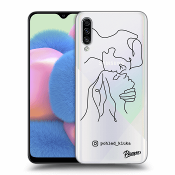 Picasee silikonový průhledný obal pro Samsung Galaxy A30s A307F - Forehead kiss