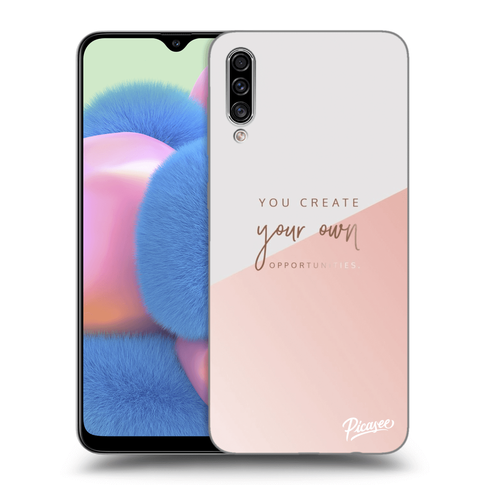 Picasee silikonový průhledný obal pro Samsung Galaxy A30s A307F - You create your own opportunities
