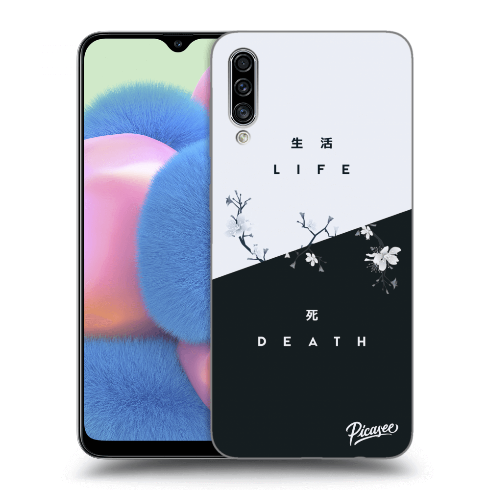 Picasee silikonový černý obal pro Samsung Galaxy A30s A307F - Life - Death