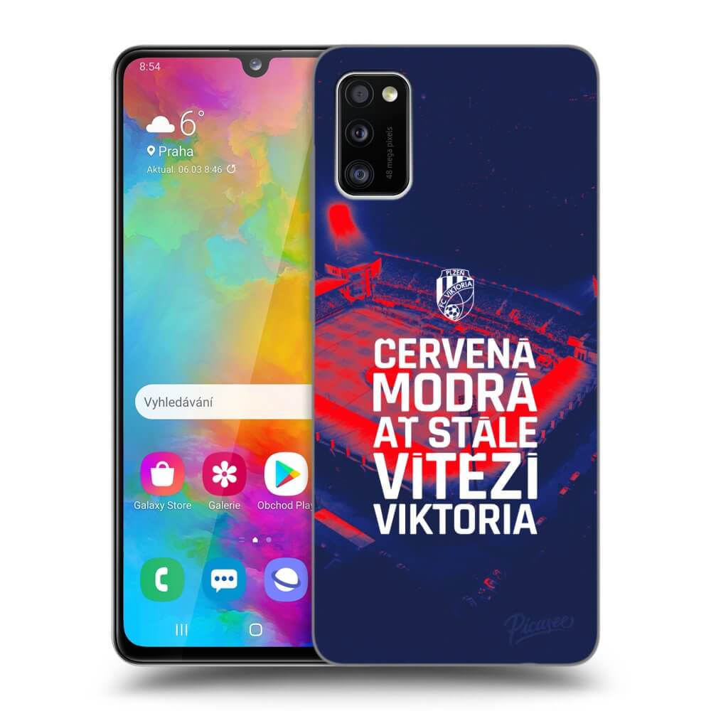 Picasee silikonový průhledný obal pro Samsung Galaxy A41 A415F - FC Viktoria Plzeň E
