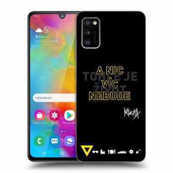 Obal pro Samsung Galaxy A41 A415F - Kazma - TOHLE JE ŽIVOT A NIC VÍC NEBUDE