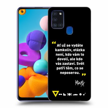 Obal pro Samsung Galaxy A21s - Kazma - SVĚT PATŘÍ TĚM, CO SE NEPOSEROU