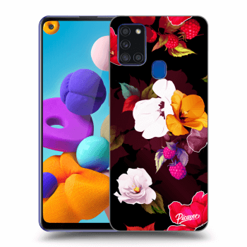 Obal pro Samsung Galaxy A21s - Flowers and Berries
