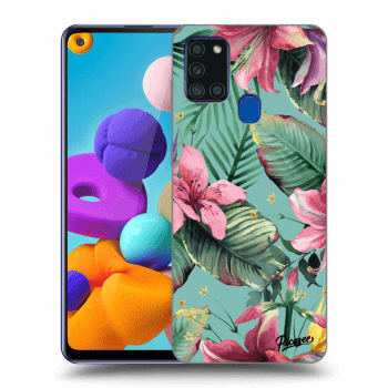 Picasee silikonový průhledný obal pro Samsung Galaxy A21s - Hawaii