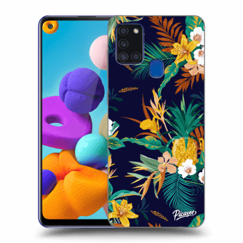 Picasee ULTIMATE CASE pro Samsung Galaxy A21s - Pineapple Color