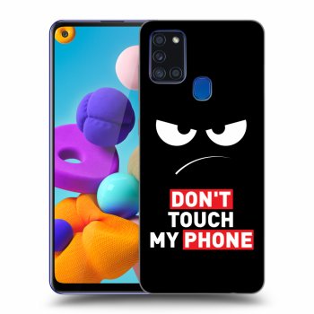 Obal pro Samsung Galaxy A21s - Angry Eyes - Transparent