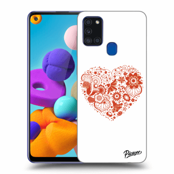 Picasee ULTIMATE CASE pro Samsung Galaxy A21s - Big heart