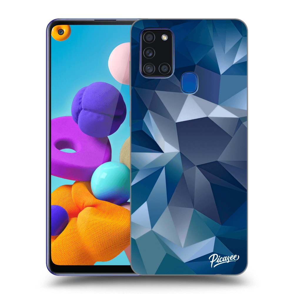Picasee silikonový černý obal pro Samsung Galaxy A21s - Wallpaper