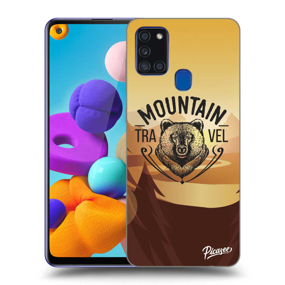 Picasee ULTIMATE CASE pro Samsung Galaxy A21s - Mountain bear