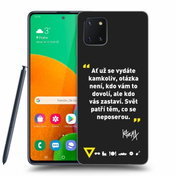Obal pro Samsung Galaxy Note 10 Lite N770F - Kazma - SVĚT PATŘÍ TĚM, CO SE NEPOSEROU
