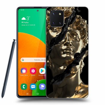 Picasee silikonový černý obal pro Samsung Galaxy Note 10 Lite N770F - Golder