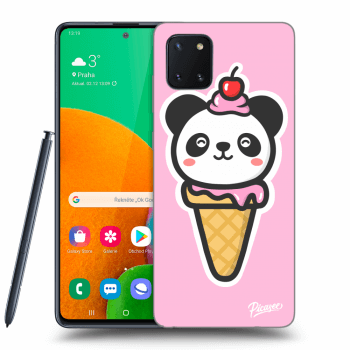 Picasee silikonový průhledný obal pro Samsung Galaxy Note 10 Lite N770F - Ice Cream Panda