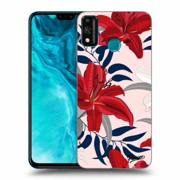 Obal pro Honor 9X Lite - Red Lily
