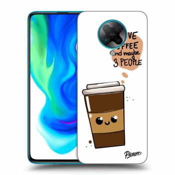 Picasee silikonový černý obal pro Xiaomi Poco F2 Pro - Cute coffee
