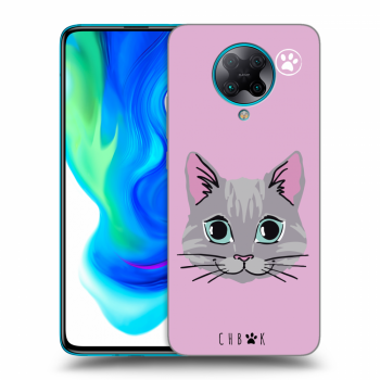 Picasee silikonový černý obal pro Xiaomi Poco F2 Pro - Chybí mi kočky - Růžová