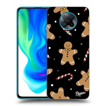 Picasee silikonový černý obal pro Xiaomi Poco F2 Pro - Gingerbread