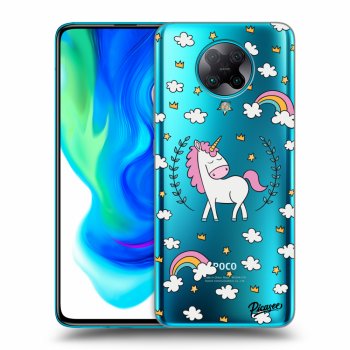 Picasee silikonový průhledný obal pro Xiaomi Poco F2 Pro - Unicorn star heaven