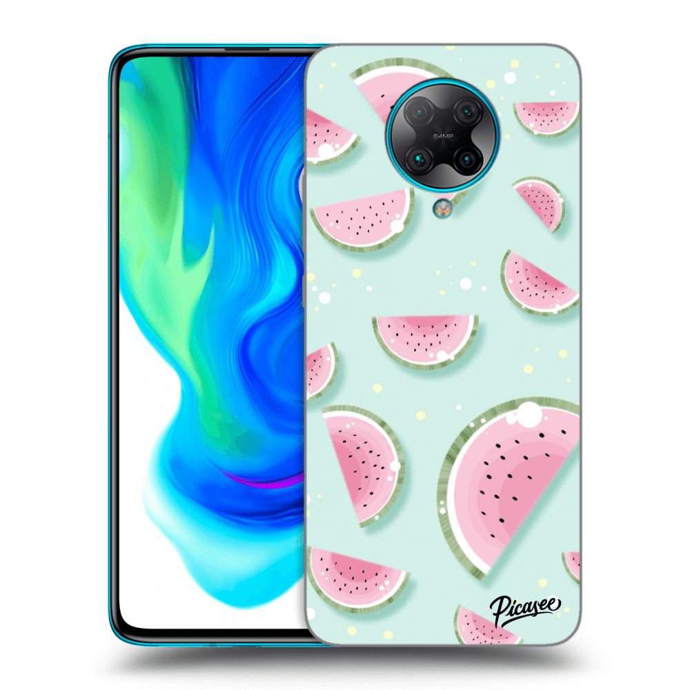 Picasee silikonový průhledný obal pro Xiaomi Poco F2 Pro - Watermelon 2