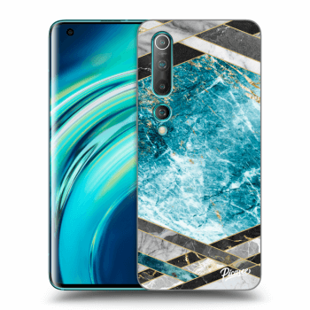 Obal pro Xiaomi Mi 10 - Blue geometry