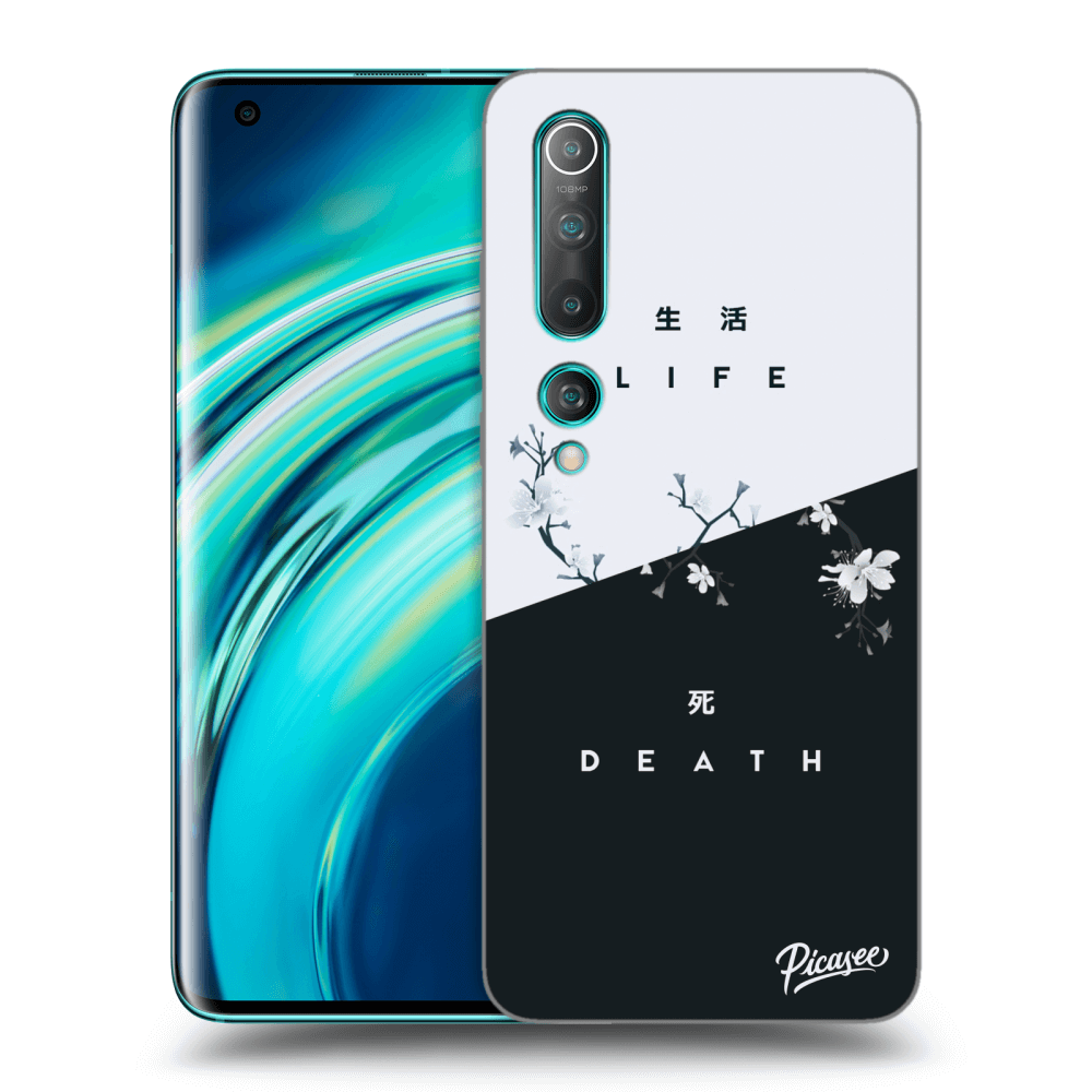 Picasee silikonový černý obal pro Xiaomi Mi 10 - Life - Death