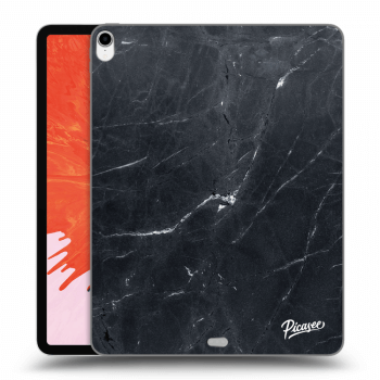 Picasee silikonový průhledný obal pro Apple iPad Pro 12.9" 2018 (3. gen) - Black marble