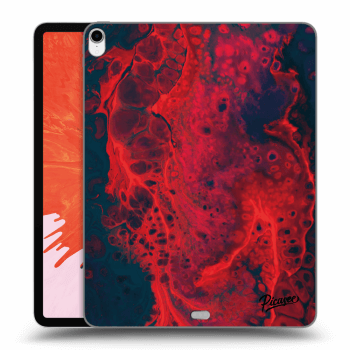 Picasee silikonový průhledný obal pro Apple iPad Pro 12.9" 2018 (3. gen) - Organic red