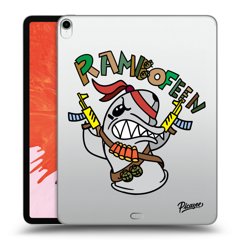 Picasee silikonový průhledný obal pro Apple iPad Pro 12.9" 2018 (3. gen) - Rambofen