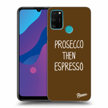 Picasee silikonový průhledný obal pro Honor 9A - Prosecco then espresso