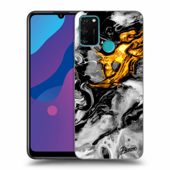 Obal pro Honor 9A - Black Gold 2