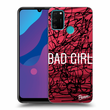 Picasee silikonový průhledný obal pro Honor 9A - Bad girl