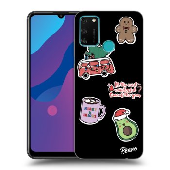 Obal pro Honor 9A - Christmas Stickers