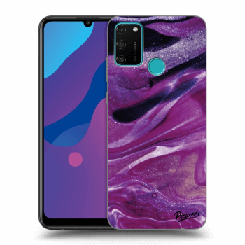 Obal pro Honor 9A - Purple glitter