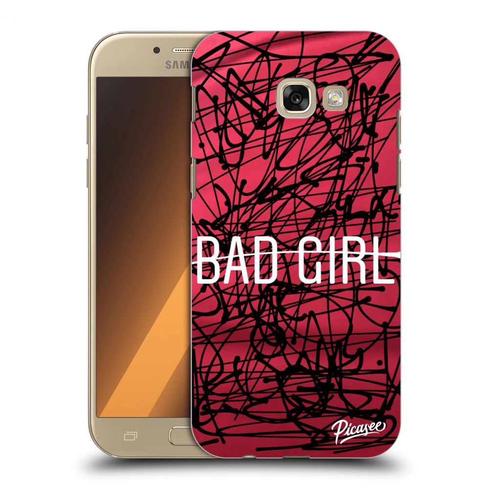 Picasee silikonový průhledný obal pro Samsung Galaxy A5 2017 A520F - Bad girl