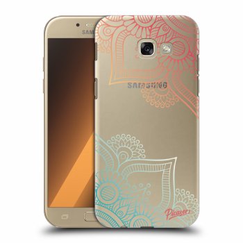 Picasee silikonový průhledný obal pro Samsung Galaxy A5 2017 A520F - Flowers pattern