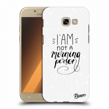 Picasee silikonový průhledný obal pro Samsung Galaxy A5 2017 A520F - I am not a morning person