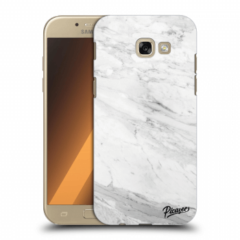 Picasee plastový průhledný obal pro Samsung Galaxy A5 2017 A520F - White marble