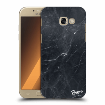 Picasee plastový průhledný obal pro Samsung Galaxy A5 2017 A520F - Black marble